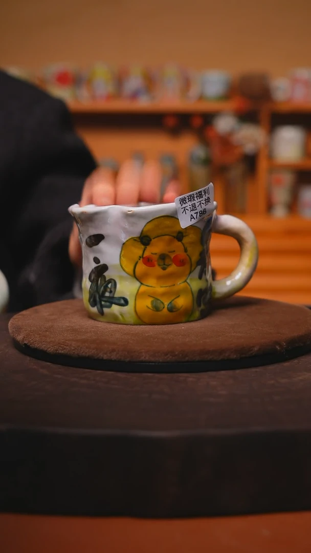 【闪购商品】瓷片景德镇手绘瓷器釉下彩---微瑕