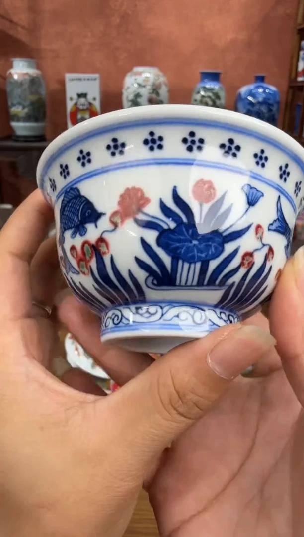 吴义松陶盟手绘陶瓷编码：3093