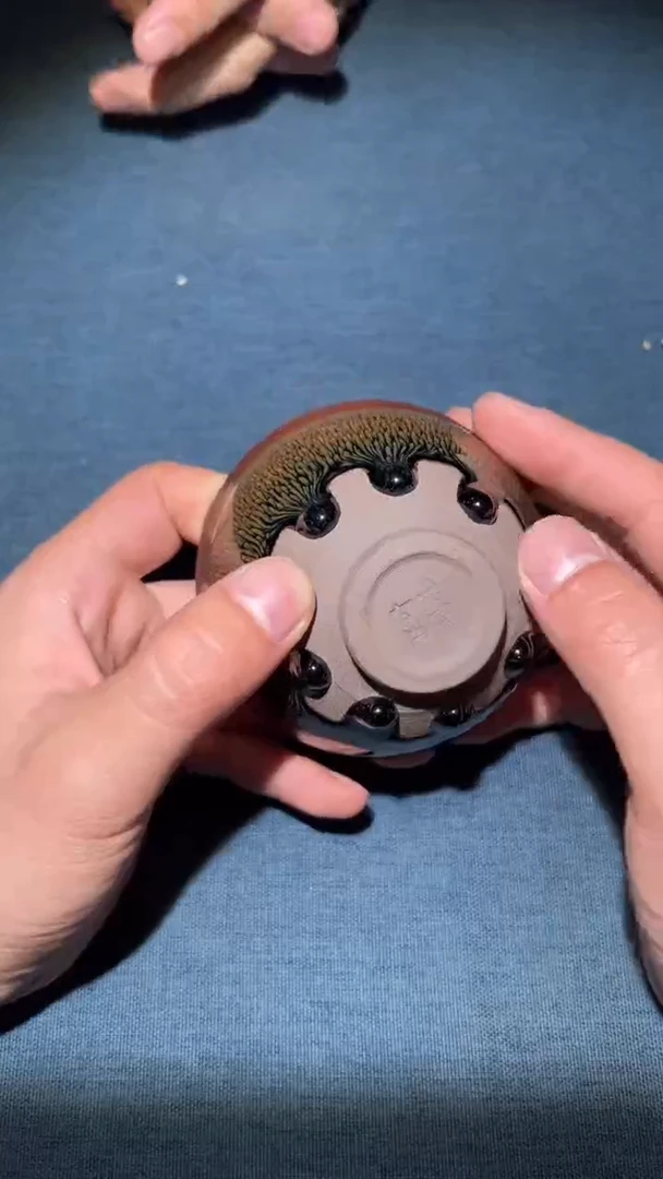 【闪购商品】茶盏名家建盏叶礼旺（带证书礼盒）4