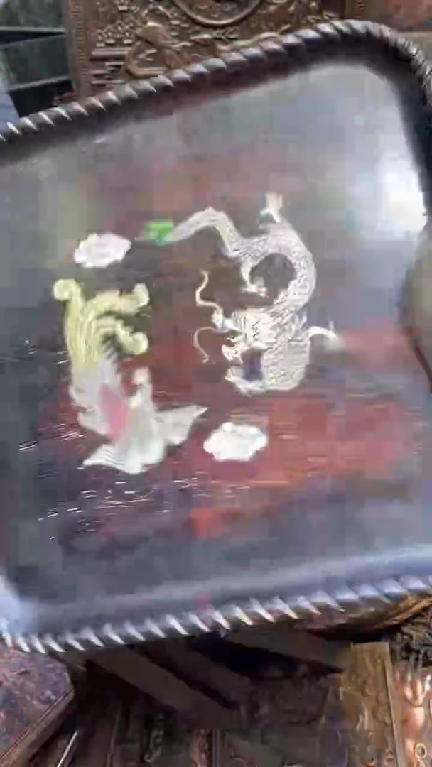 木紫檀雕刻一物一拍