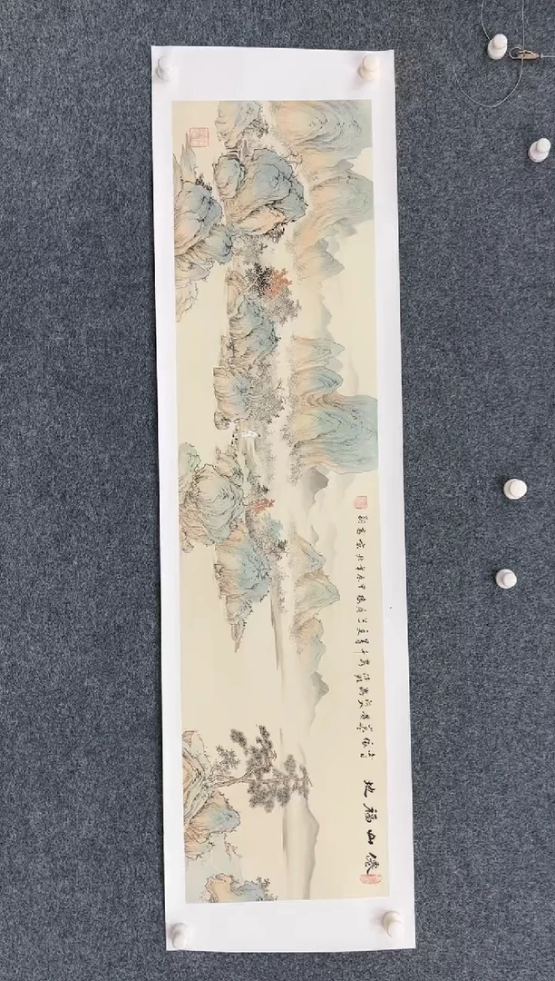 【闪购商品】国画1.15-艺术-冯高翔-四尺对开-34