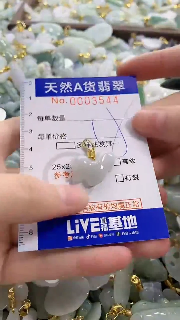 颈饰未镶嵌翡翠天然A货翡翠