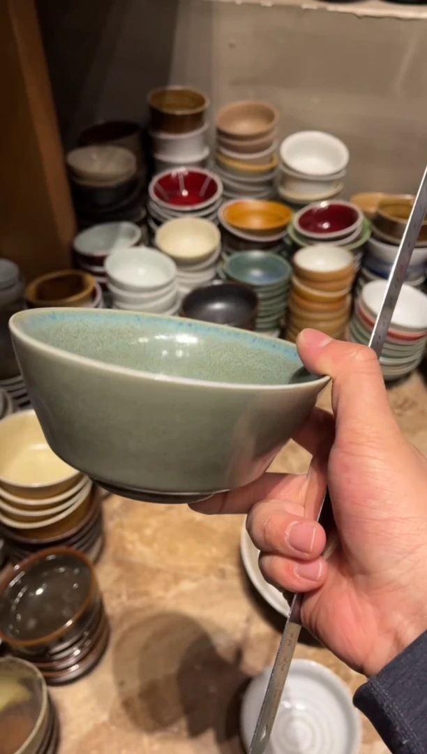 【闪购商品】瓷片134聚光灯马蹄碗1个