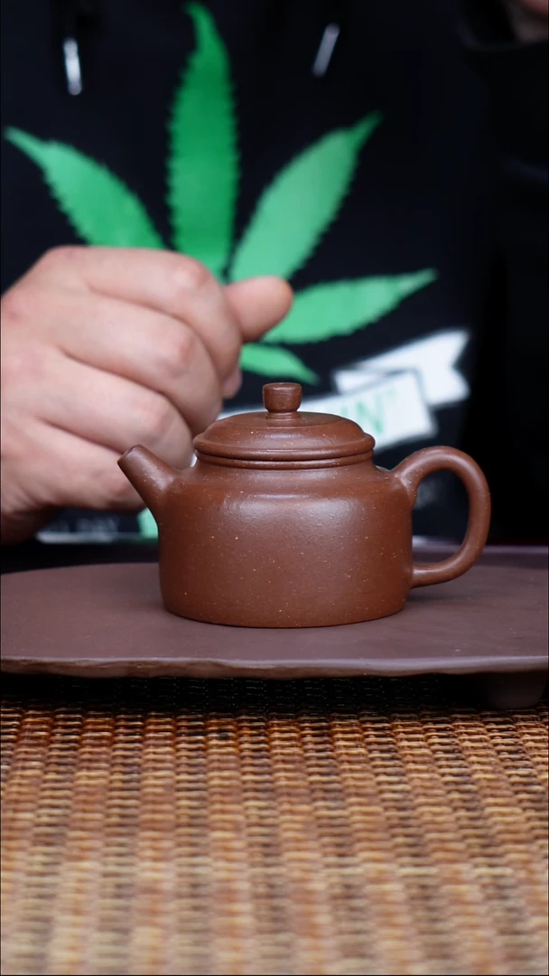茶壶紫砂汀禾紫砂原矿紫泥《德钟》