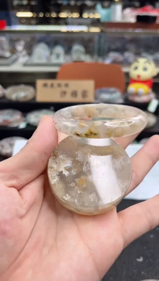 未镶嵌手镯石英质玉55圈口 （赠品镯心）3528967