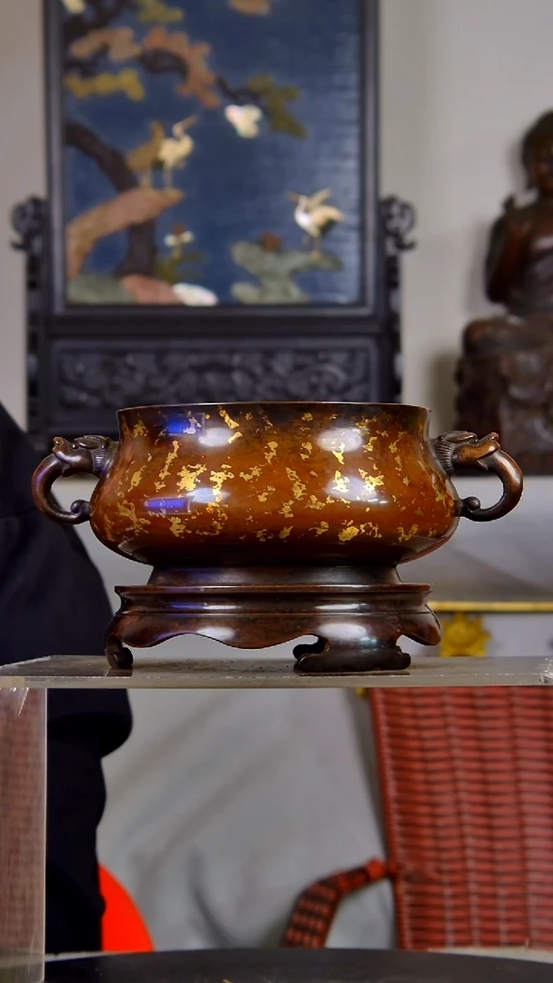 手工艺品琉璃吴*满精品香炉结缘