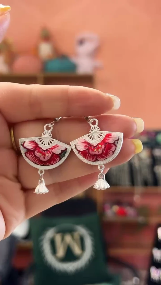 织绣艺枝独绣老绣饰品60