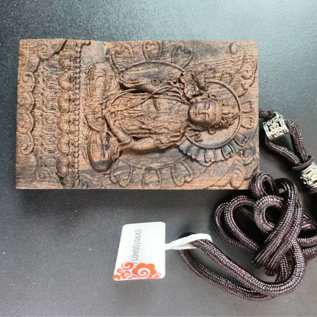 C999沉香【文莱黑奇楠满油树心吊牌【大势】】53.3g-SX9010040140-3