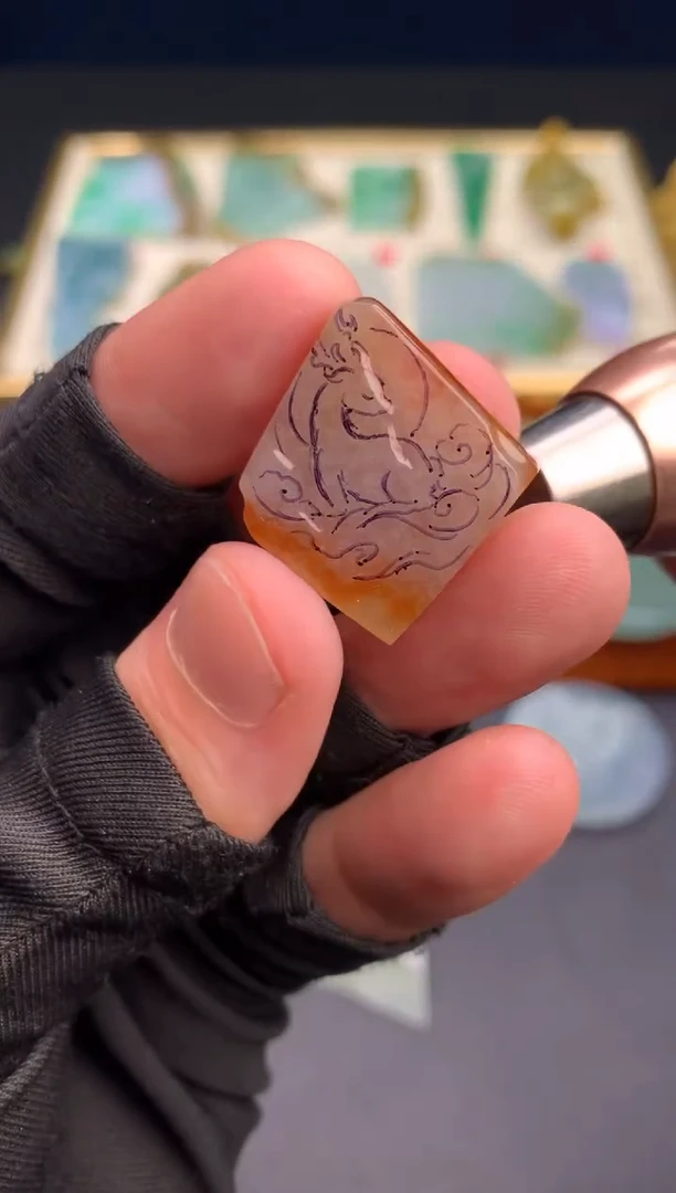 定制翡翠未镶嵌天然翡翠裸石 （含工费）