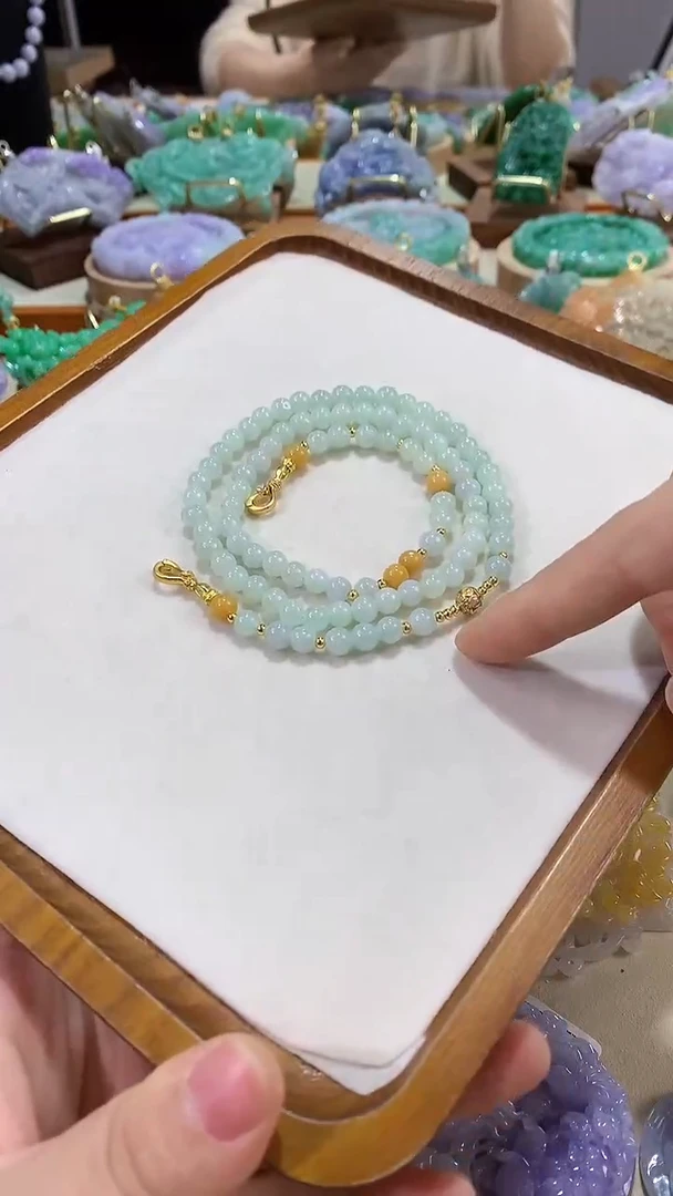 颈饰未镶嵌翡翠项链