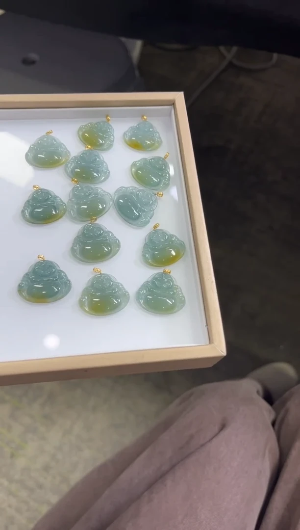 颈饰未镶嵌翡翠Z107/多样性发一件/配绳子