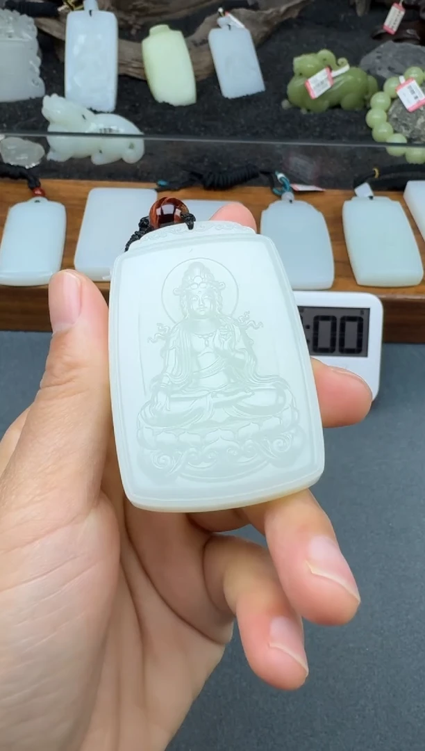 颈饰未镶嵌和田玉2