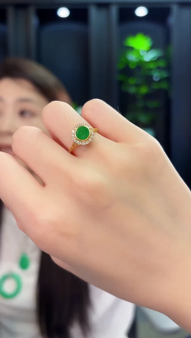 翡翠戒指未镶嵌13缅料A货/多样性发货/一件