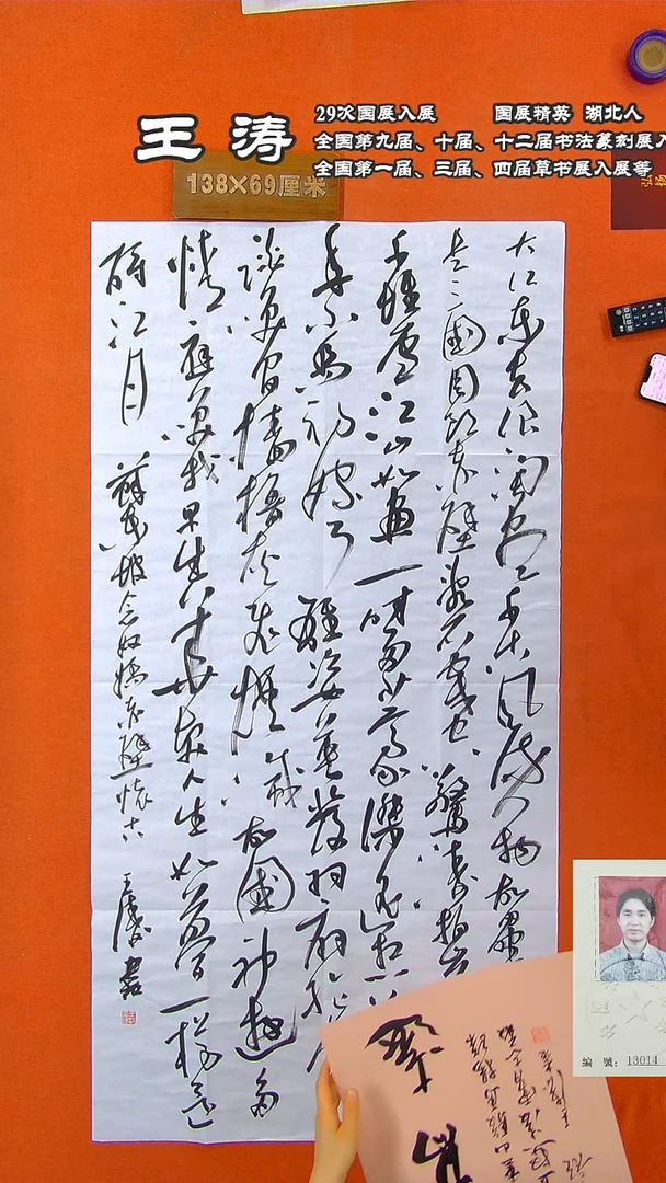 书法695D王涛书法作品