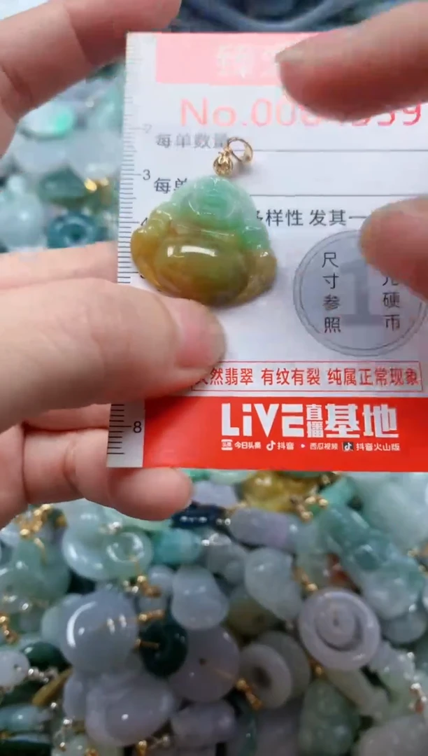 翡翠未镶嵌吊坠(不含链)4359