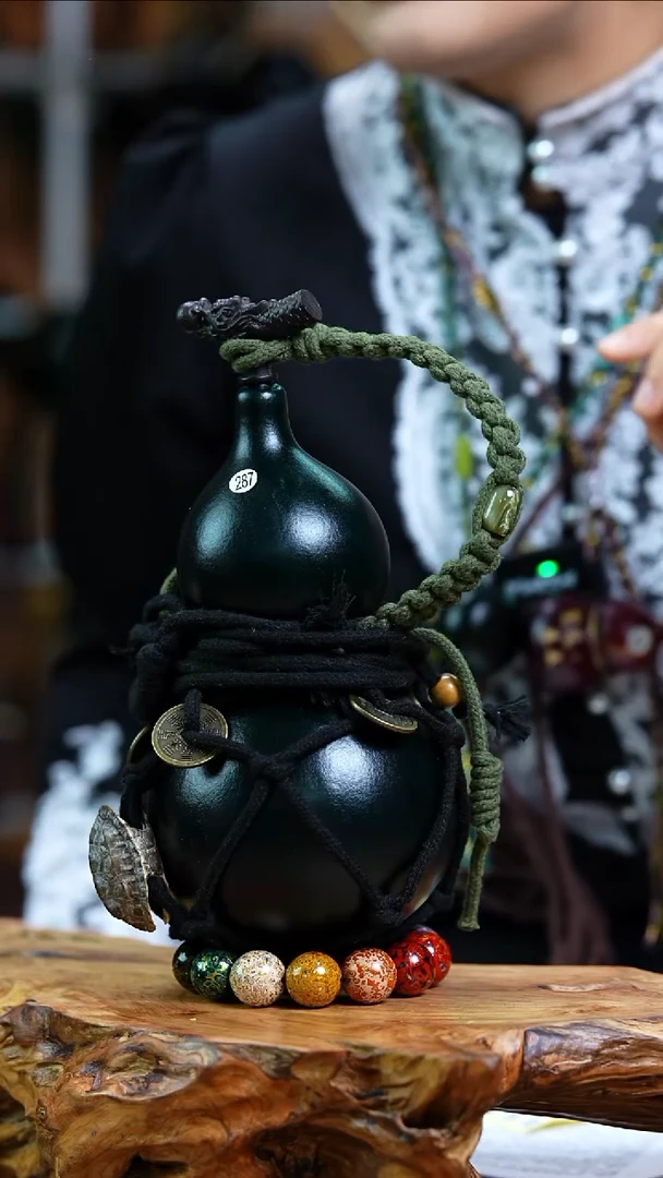 【闪购商品】287—光岳葫天然大漆酒葫芦不含漆珠