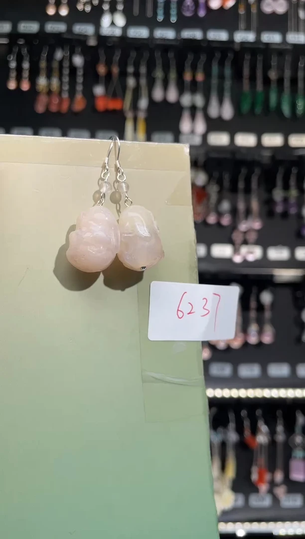 【闪购商品】紫晶耳饰银S925镶嵌喜欢拍