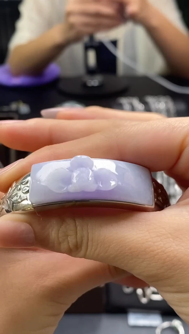 颈饰银S925镶嵌翡翠16678