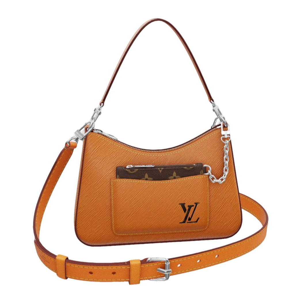 99新 LouisVuitton/路易威登 水波纹手提斜挎包