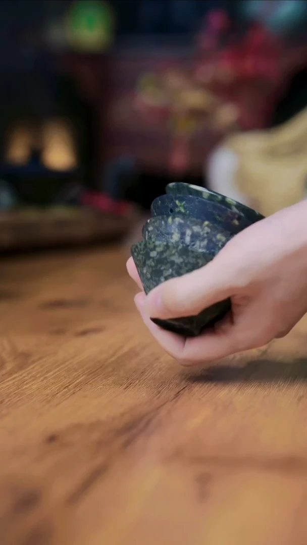 老师手工作品，梅花玉，斗笠39元一只