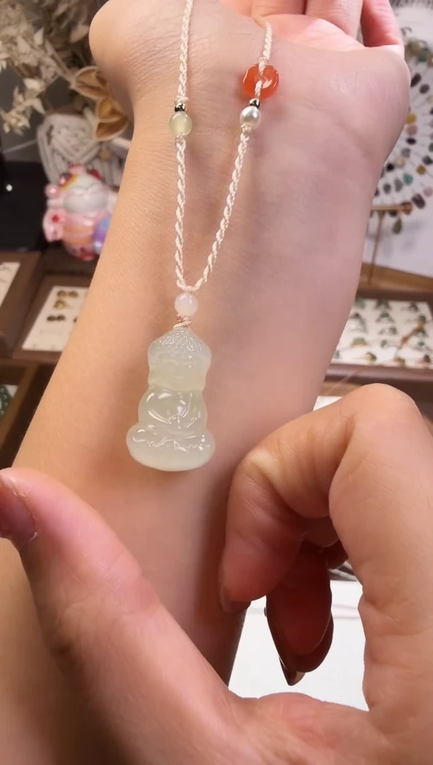 水晶摆件未镶嵌项链