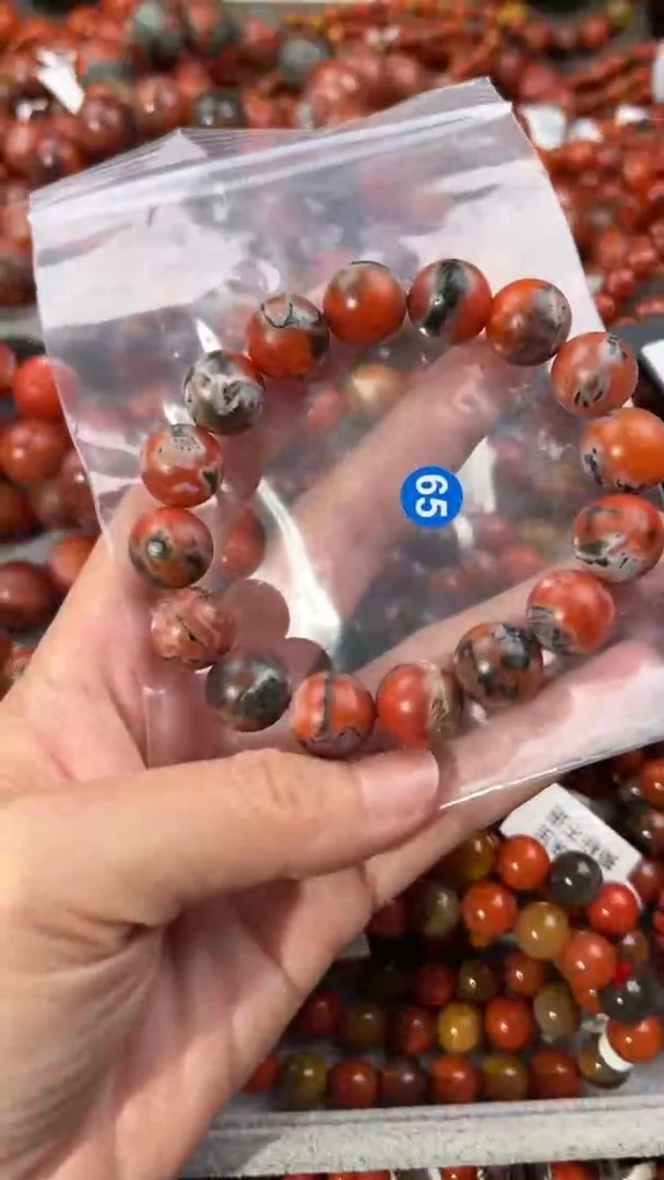 南红玛瑙手串未镶嵌13+