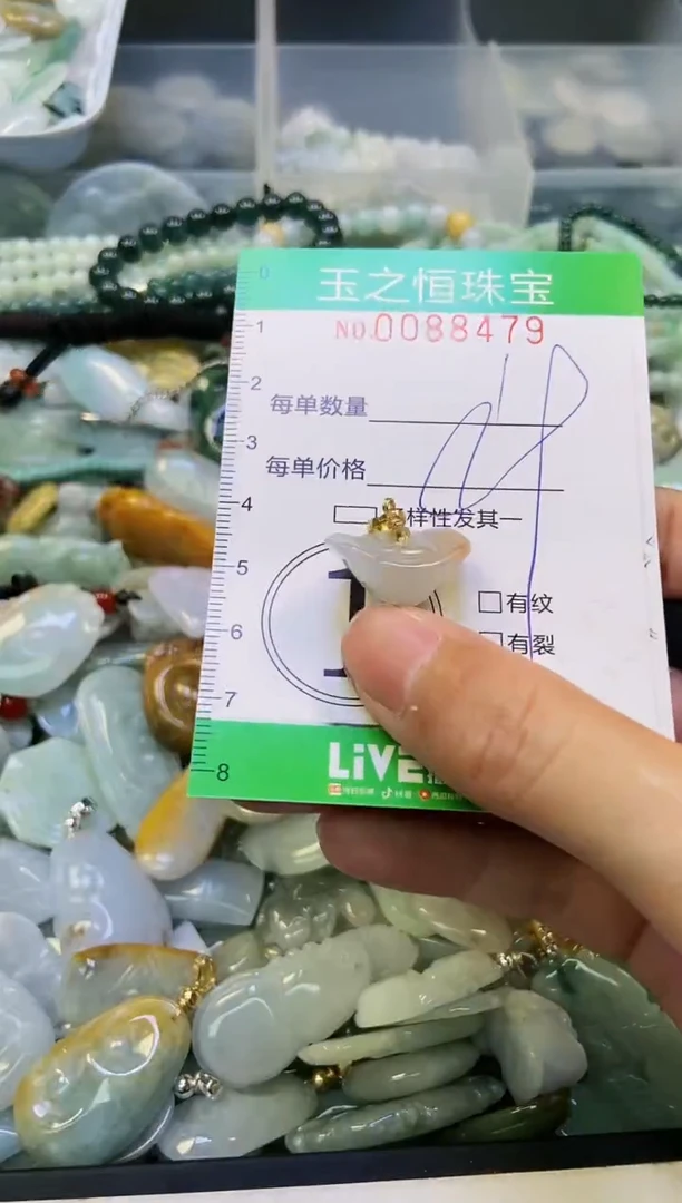 翡翠未镶嵌颈饰闪购0088479