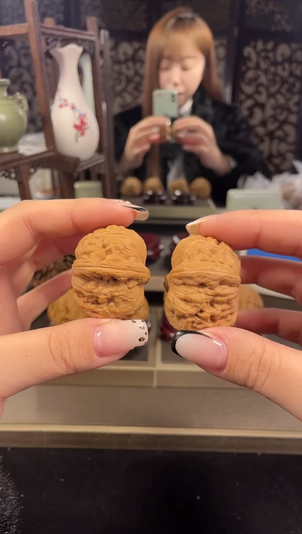 【闪购商品】文玩核桃把件平谷元宝42尺-9