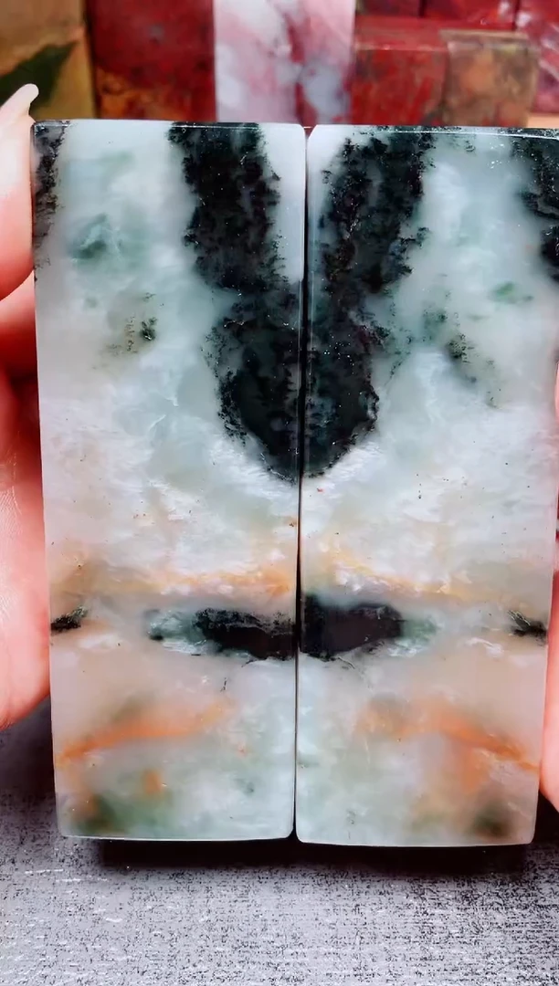 玉桂林鸡血玉素章41