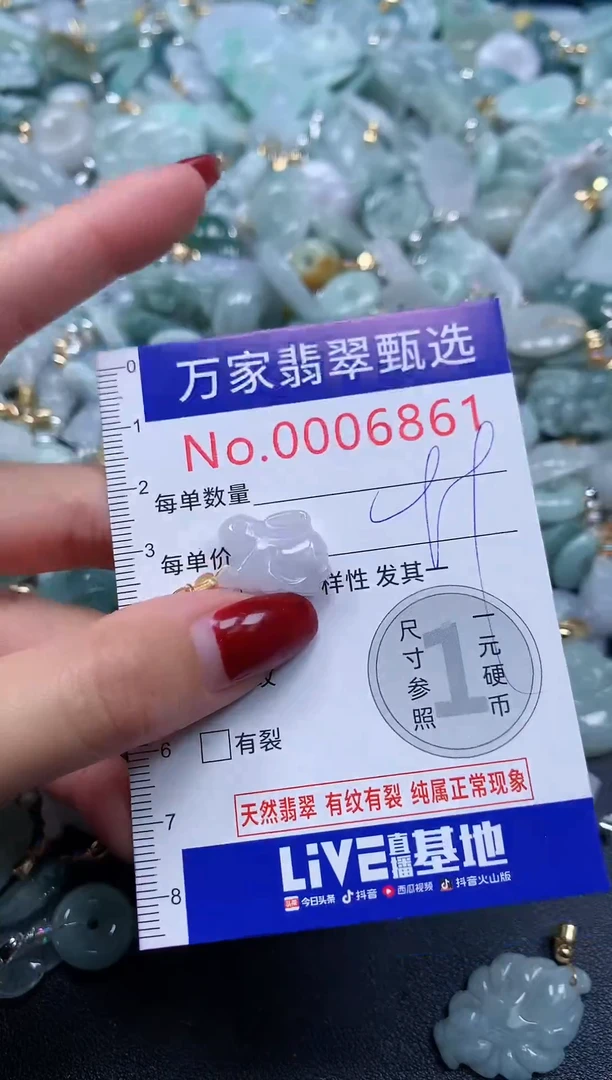 颈饰未镶嵌翡翠6861