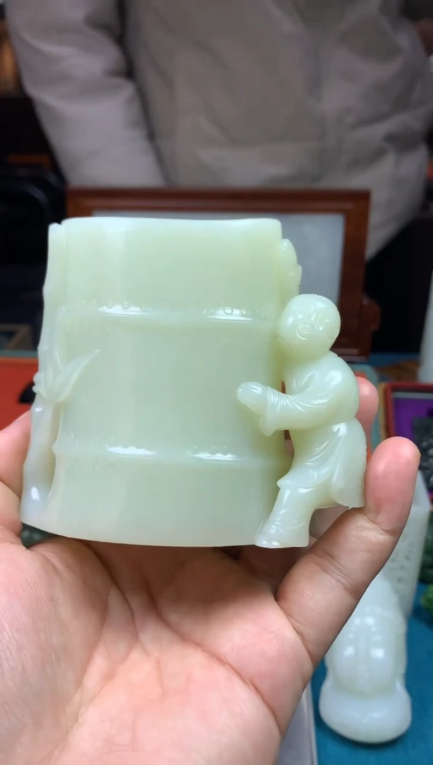 颈饰未镶嵌和田玉拍一发一