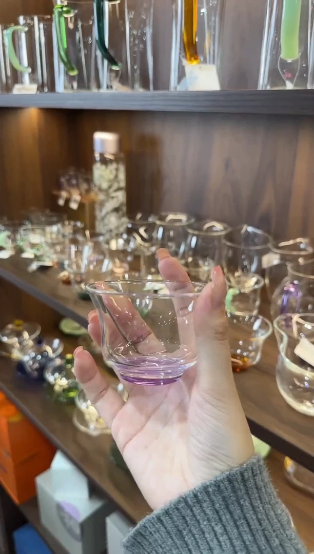 禾器 清杯浅紫色