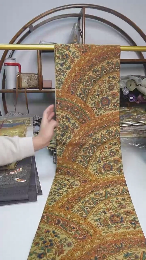 【闪购商品】织绣50绍巴六通宝相花