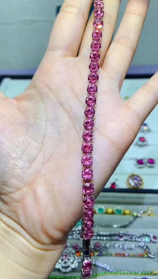 银S925镶嵌耳饰紫晶1