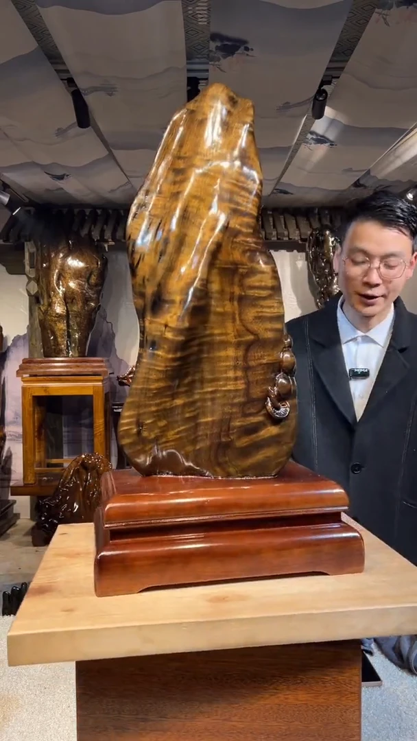 【闪购商品】金丝楠金丝楠小叶桢楠摆件81-41-27