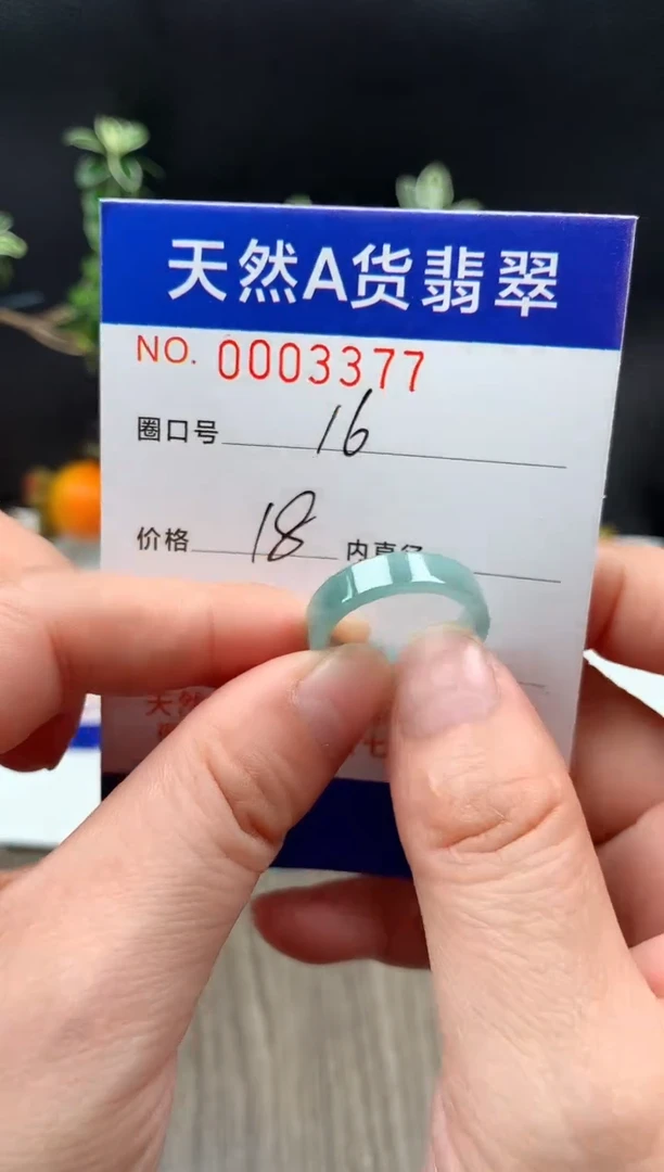 未镶嵌戒指翡翠16#