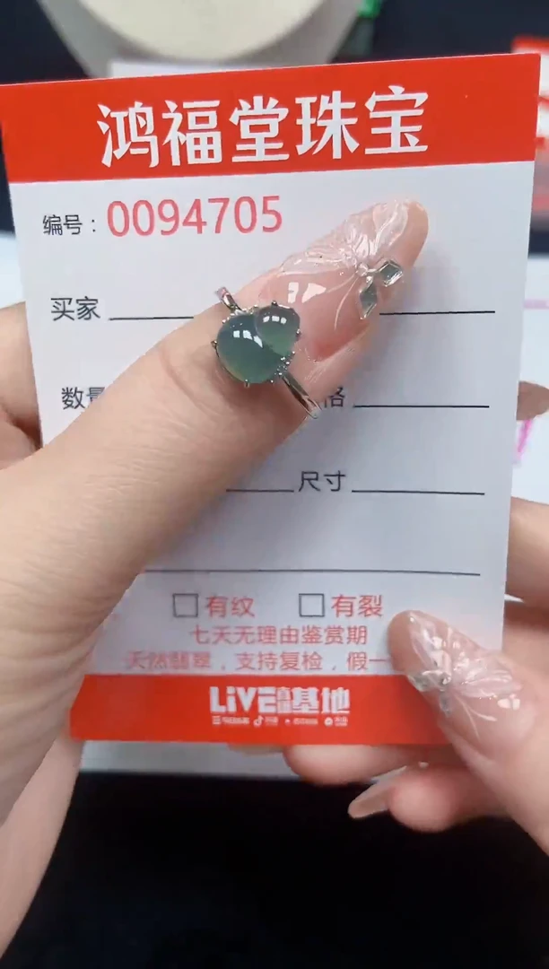 翡翠银S925镶嵌颈饰705