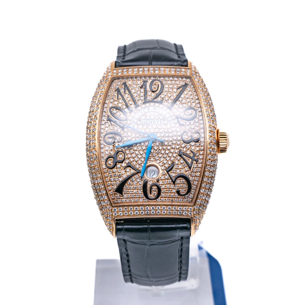 99新 Franck Muller/法兰克穆勒 8880/18K玫瑰金/后钻/机械/ 男款
