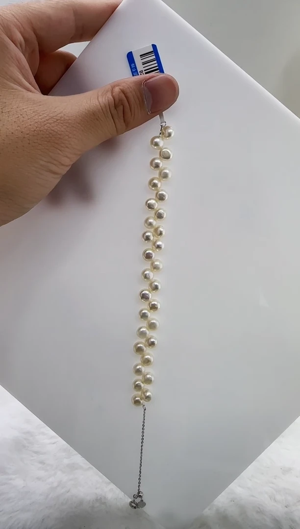 【闪购商品】淡水珍珠DA银S925镶嵌d203 手链