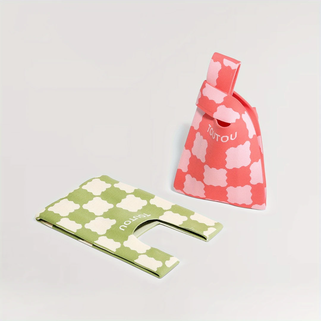 随机颜色针织袋