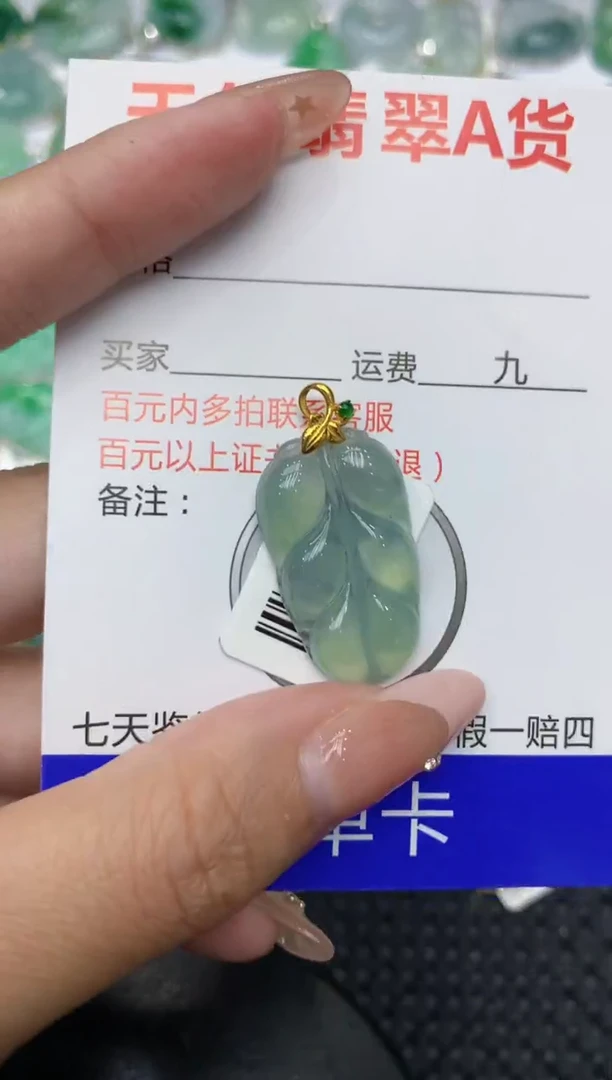 【闪购商品】翡翠颈饰18K金镶嵌111111111