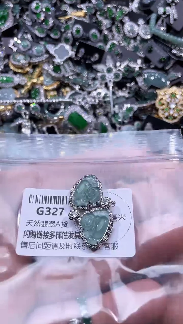 【闪购商品】翡翠颈饰未镶嵌G327多样性发其一