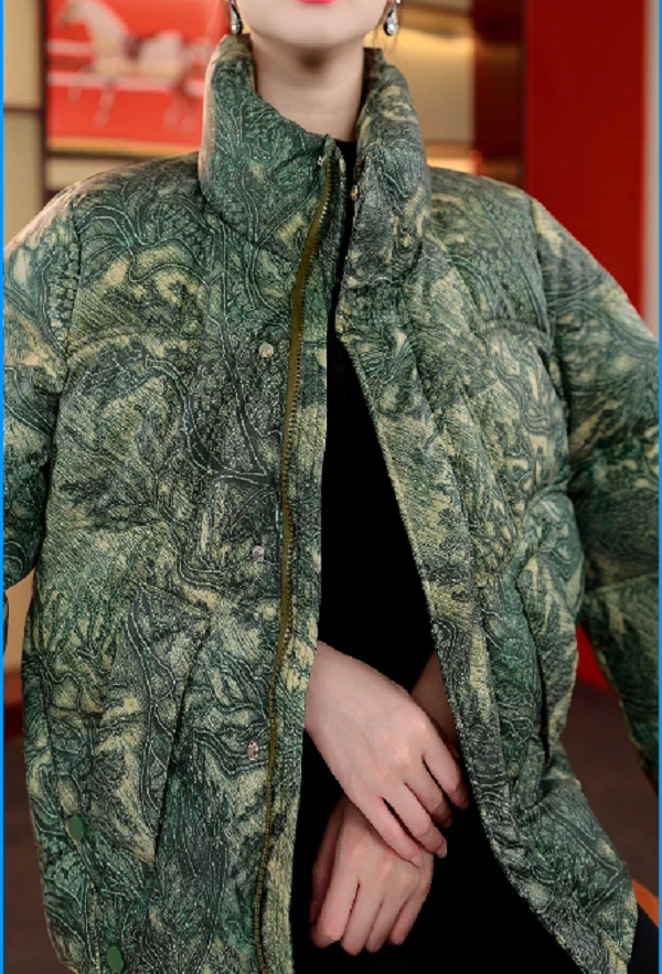2025杭州原版正品保暖气质减龄修身羽绒服CE-10001-YXYC