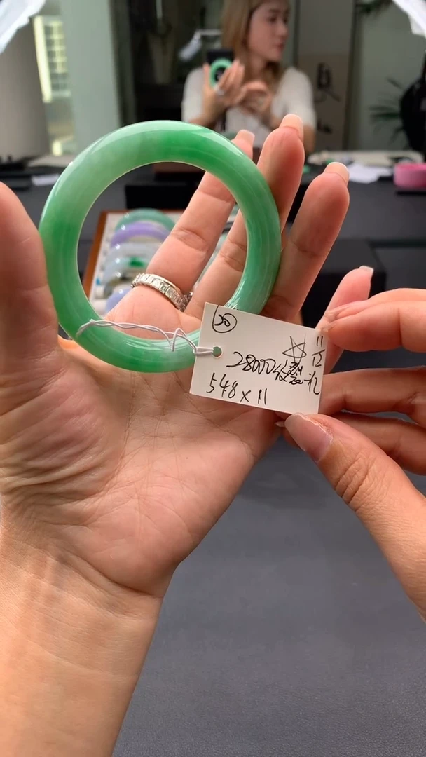 未镶嵌手镯翡翠翡翠手镯#20  圈口54