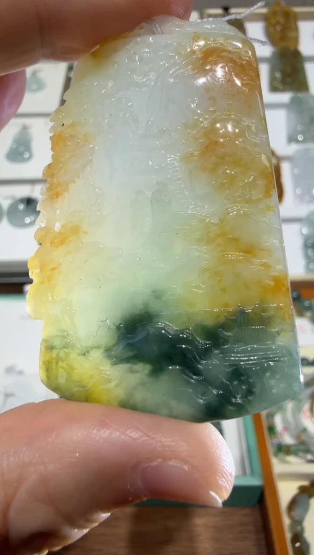 未镶嵌挂件翡翠A货翡翠多样性孤品