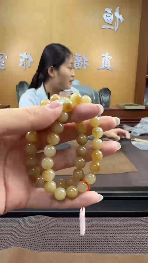 颈饰未镶嵌和田玉手串（多样性发一）10mm