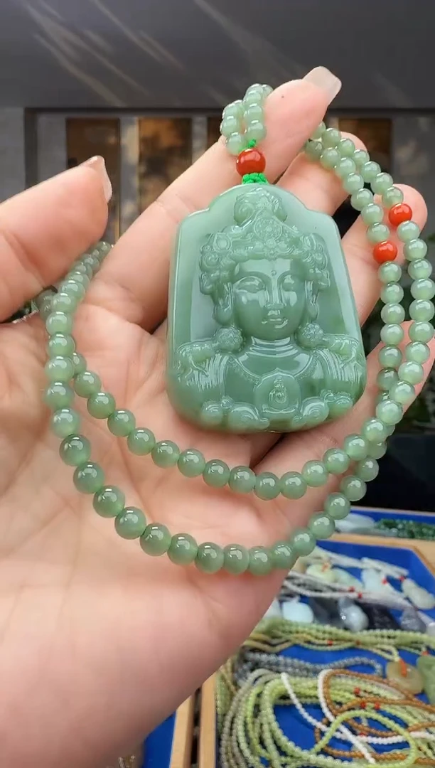 颈饰未镶嵌和田玉拍一发一