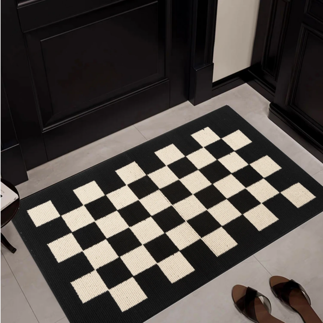 【两只羊】轻奢圈绒品质玄关地垫入户门耐磨耐脏防滑家用门口脚垫