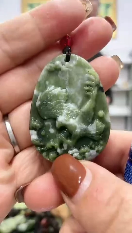 未镶嵌岫玉挂件 1