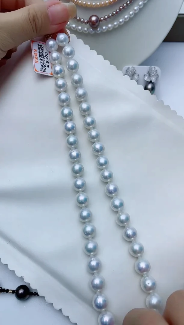 淡水珍珠未镶嵌颈饰W14